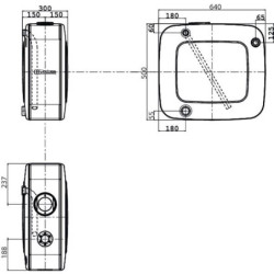 Zbiornik 75L 500 x 640 + Kit MS