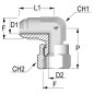 Złącze kolankowe M/Fm 1-1/16 JIC 90°