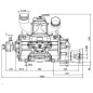 Pompa próżniowa z napędem hydraulicznym 18620 l/min z automatycznym smarowaniem i balastem B.P.