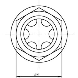 "Wziernik typ LCP, gwint 3/8"" BSP (Alm)"