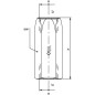 "Zawór zwrotny 1/4"" 0,5 Bar 316L"