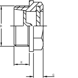 Wziernik gwint metryczny M22x1.5