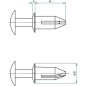 Kołek wbijany 10mm