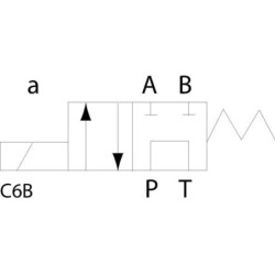 Elektrozawór Cetop 03 - NG6 4/2 C6B 12V 350 bar Kramp