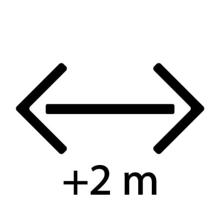 Lemiesz łyżki 250x25 mm x3 m HB500 Kramp