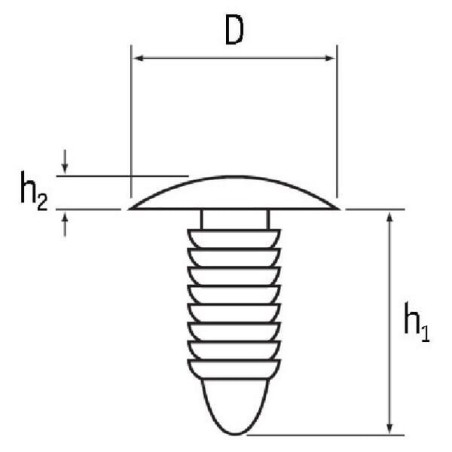 Sworzeń dociskowy 10 mm