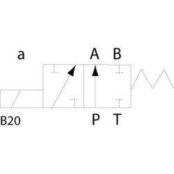 Elektrozawór Cetop 03 - NG6 4/2 SB20 12V 320 bar Kramp