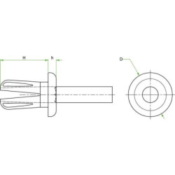 Nit wtykany 4x7.9 mm