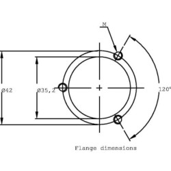 "Wskaźnik poziomu, wkręc. 1Fl/1""BSP 150 mm"