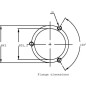 "Wskaźnik poziomu, wkręc. 1Fl/1""BSP 150 mm"