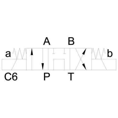 Elektrozawór Cetop 03 - NG6 4/3 C6 12V 350 bar Kramp