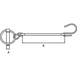 Zawleczka, 4 mm