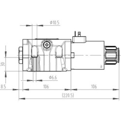 Elektrozawór Cetop 05 - NG10 4/3 C2 24V 350 bar Kramp