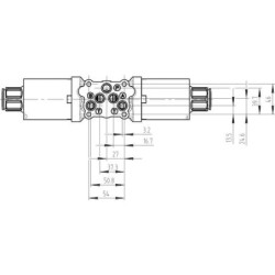 Elektrozawór Cetop 05 - NG10 4/3 C2 24V 350 bar Kramp