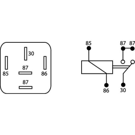 Miniprzekaźnik, 12 V, 30 A