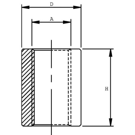Złączka ru.do spaw. M 12 x 1,5