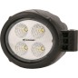 Lampa robocza LED, okrągła, 18W 1500 lm 10/30V światło rozproszone z wtyczką Deutsch, 4 LED Kramp