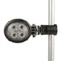 Lampa robocza LED, okrągła, 18W 1500 lm 10/30V światło rozproszone z wtyczką Deutsch, 4 LED Kramp