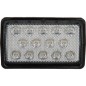 Lampa robocza LED, prostokątna prawa 21W 2600lm 10/30V światło rozproszone 14 LED Kramp