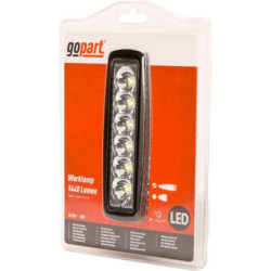 Lampa robocza LED, prostokątna, 18W 1440 lm 10/30V światło skupione 6 LED gopart