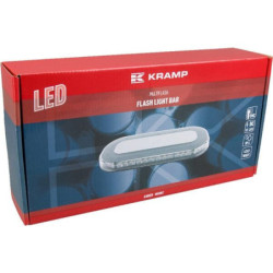 Belka świecąca LED, 126W 12/24V pomarańczowa na magnes 42 LED Kramp