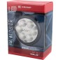 Lampa robocza LED, okrągła, 29W 2500 lm 10/30V światło rozproszone 6 LED Kramp