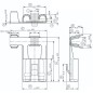 Końcówka przewodu płaska nasadkowa, żeńska, 0.5-1.5 mm² 8.2x0.8 mm 50 szt. Kramp