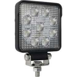 Lampa robocza LED, kwadratowa, 15W 1710 lm 10/30V światło rozproszone 9 LED gopart