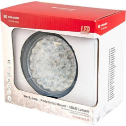 Lampa robocza LED, okrągła 72W 5040lm 10/30V światło rozproszone 36 LED Kramp