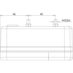 Lampa tylna zespolona LED, kwadratowa, 12/24V Kramp