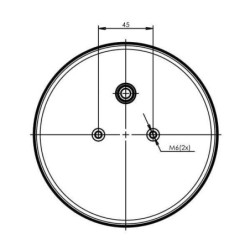 Lampa tylna zespolona LED, okrągła, Ø 152 mm 12/24V Kramp