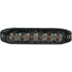 Lampa ostrzegawcza, bursztynowa, 6 LED