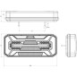 Lampa tylna zespolona LED, lewa, prostokątna 12/24V Kramp