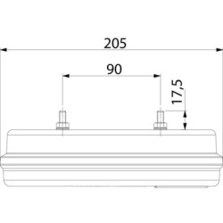 Lampa tylna zespolona LED, prawa 12/24V