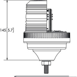 Lampa błyskowa LED, 27W 12/24W