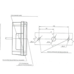 Lampa tylna zespolona prostokątna prawa halogen 12V lub 24V gopart