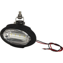 Lampa robocza LED, owalna 40W 3500lm 10/30V światło ultra szerokokątne rozproszone 8 LED Kramp