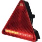 Lampa tylna zespolona LED, lewa, trójkątna, 12/24V Kramp