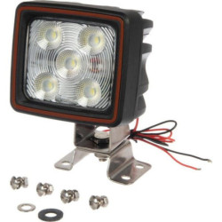 Lampa robocza LED, kwadratowa 67W 5600lm 10/30V z wtyczką Deutsch światło szerokokątne 20 LED Kramp