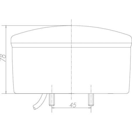 Lampa tylna zespolona LED, okrągła 12V Ø 142 mm 5-pin Kramp