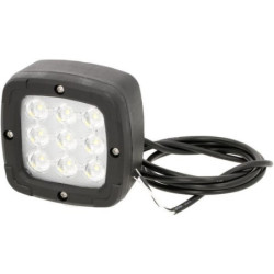 Lampa robocza LED, kwadratowa 15W 1800lm 12-55V światło rozproszone 9 LED Kramp