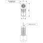 Lampa obrysowa LED, prawa, 0.7/1.4W 12/24V biała/pomarańczowa/czerwona 3 LED Kramp