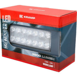 Lampa robocza LED, prostokątna, 42W 3800 lm 10/30V światło rozproszone 14 LED Kramp