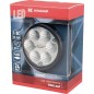 Lampa robocza LED, okrągła, 24W 1500 lm 10/30V światło rozproszone z wtyczką Deutsch, 6 LED Kramp