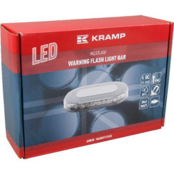 Belka świecąca LED, 90W 12/24V pomarańczowa na magnes 30 LED Kramp