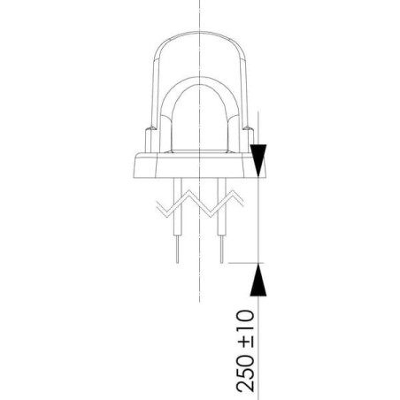 Lampa obrysowa LED, tylna 12/24V