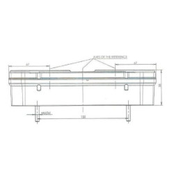 Lampa tylna zespolona prostokątna 5-pinowa prawa halogen 12V lub 24V gopart