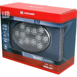 Lampa robocza LED, owalna, 36W 2760 lm 10/30V światło rozproszone 12 LED Kramp