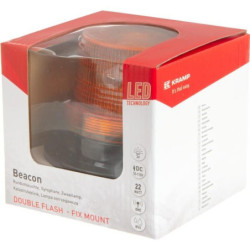 Lampa błyskowa LED, 10-110V, przykręcana