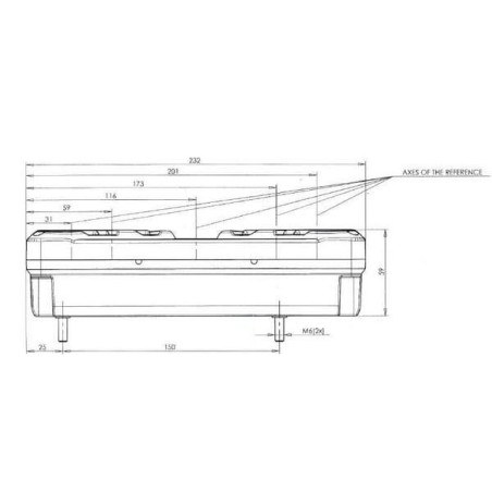 Lampa tylna zespolona LED, prawa, prostokątna, 12/24V Kramp